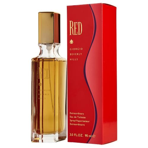 RED BY GIORGIO BEVERLY HILLS 3.0 FL.OZ. EDT SPRAY FOR WOMEN