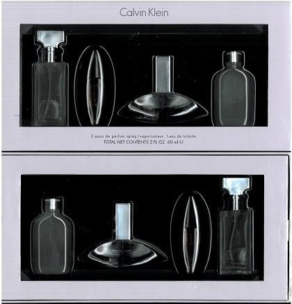 Calvin Klein Gift Gift Set 4pcs. Miniatures: Obsession edpEternity edpCk One edtEscape edp women.