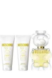 MOSCHINO Toy 3 PCS. GIFT SET BY MOSCHINO: 3.4 EDP SPRAY3.4 body lotion10 ML EDP SPRAY FOR WOMEN