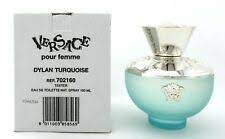 Dylan Turquoise Pour Femme TESTER BY VERSACE 3.4 FL.OZ. EDT SPRAY FOR WOMEN