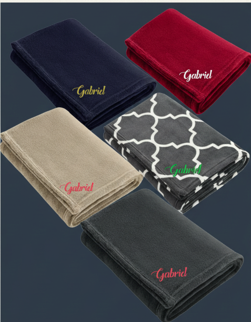 Luxury Personalized Blankets