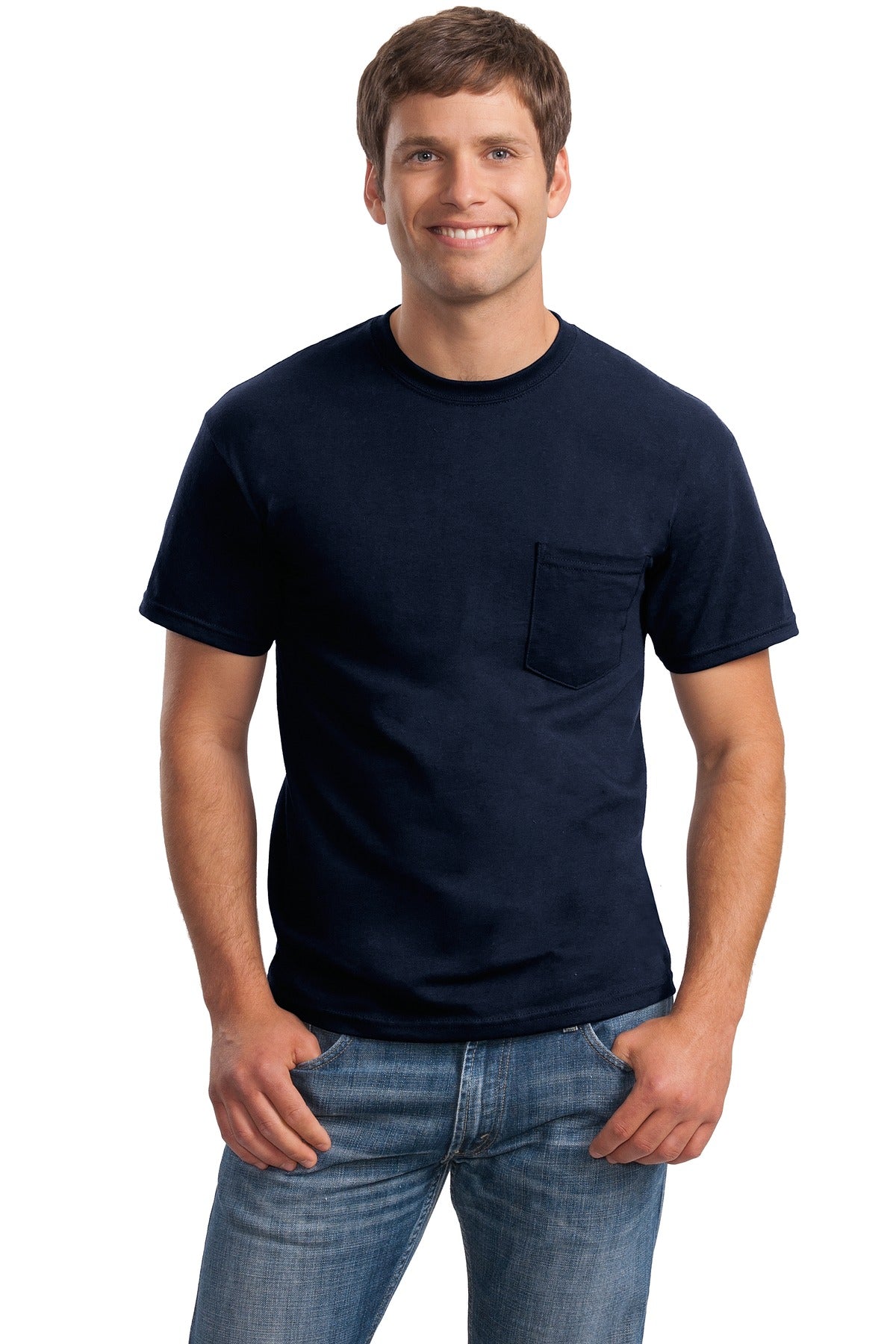 Gildan® - Ultra Cotton® 100% US Cotton T-Shirt with Pocket.  2300