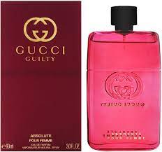 GUCCI GUILTY Absolute Pour Femme BY GUCCI 3 FL.OZ. EDP SPRAY FOR WOMEN