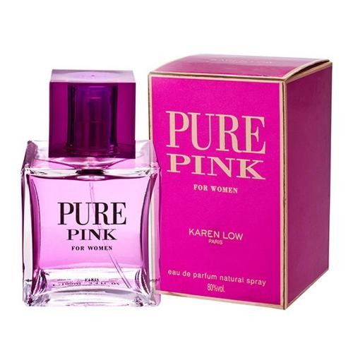 PURE PINK BY KAREN LOW 3.4 FL.OZ. EDP SPRAY FOR WOMEN