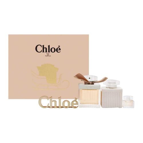 Chloe By Chloe 3 PCS SET: 2.5 EDP SPRAY 3.4 body lotion 0.16oz. EDP Women