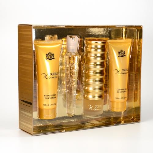 GOLD by New Brand 4 PCs gift set Women