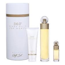 360 3 PCS. GIFT SET: 3.4oz edt sp3.0oz Shower Gel7.5ml edt FOR WOMEN