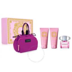 Bright Crystal Gift Set 4pcs : 3.4oz edt 3.4oz BODY LOTION 3.4oz GEL 0.17oz EDT for women