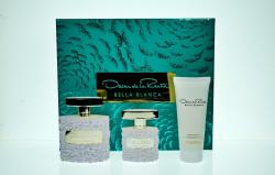 OSCAR BELLA BLANCA(W)(H/B)(LI FREE)3PC SET(3.4oz edp sp3.4oz body lotion1.0oz edp sp) FOR WOMEN
