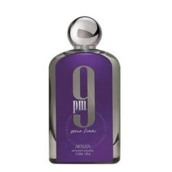 AFNAN 9 PM FEMME (PURPLE) 3.4 OZ. EDP SPRAY FOR WOMEN