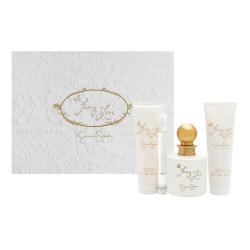 FANCY LOVE 4 PCS. GIFT SET: 3.4 FL.OZ. EDP SPRAY 3.0 FL.OZ. BODY LOTION 3.0 FL.OZ. SHOWER GEL AND 0.2 FL.OZ. EDP SPRAY FOR WOMEN