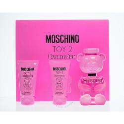 MOSCHINO TOY2 BUBBLE GUM(W)(H/B)(LI FREE)3PC SET(1.7oz edt sp1.7oz Body Lotion1.7oz Shower Gel) FOR WOMEN