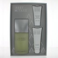 GIFT/SET ISSEY MIYAKE 3 PCS.  4.2 FL Perfume By ISSEY MIYAKE For MEN