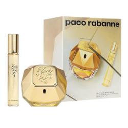 GIFT/SET LADY MILLION 2 PCS.  2.7 FL Perfume By PACO RABANNE For WOMEN